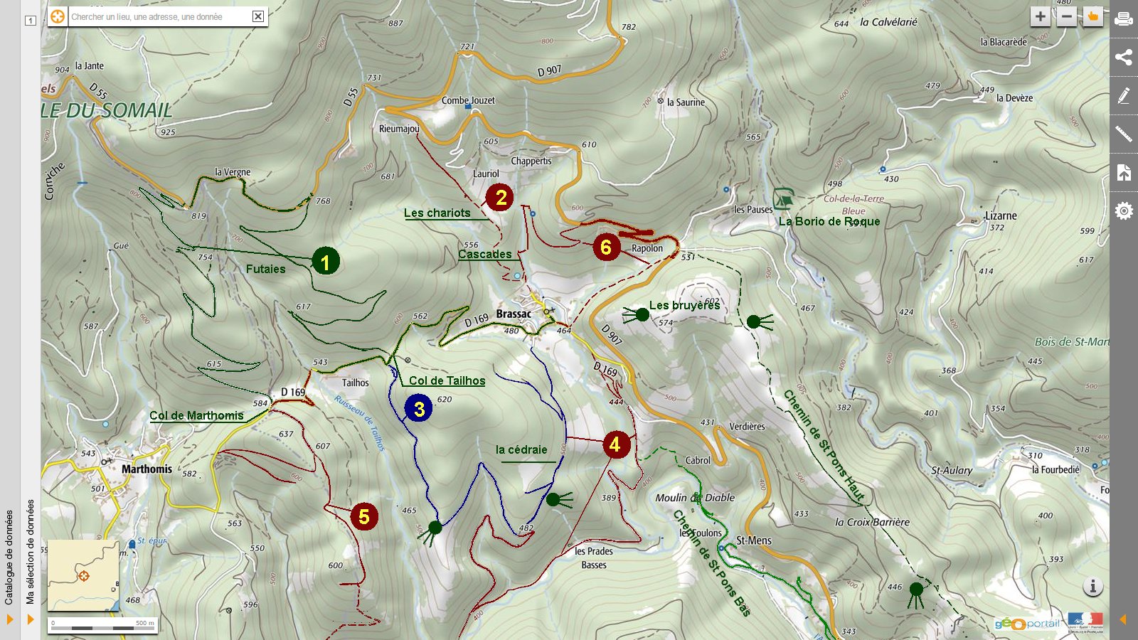 Chemins brassac